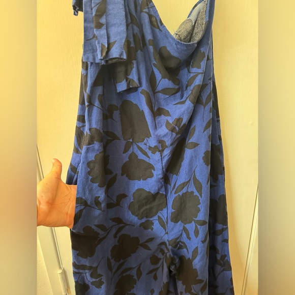 Kate Spade X Target Classic Rose Navy Blue Black Floral
Linen Blend Jumpsuit 14 - Picture 7 of 16